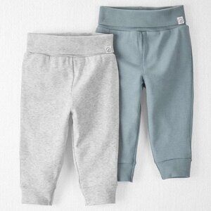NWT Little Planet Carter's Organic Cotton Joggers Pants SET of 2 (9-Month Size)